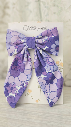 Retro Bow (Purple)